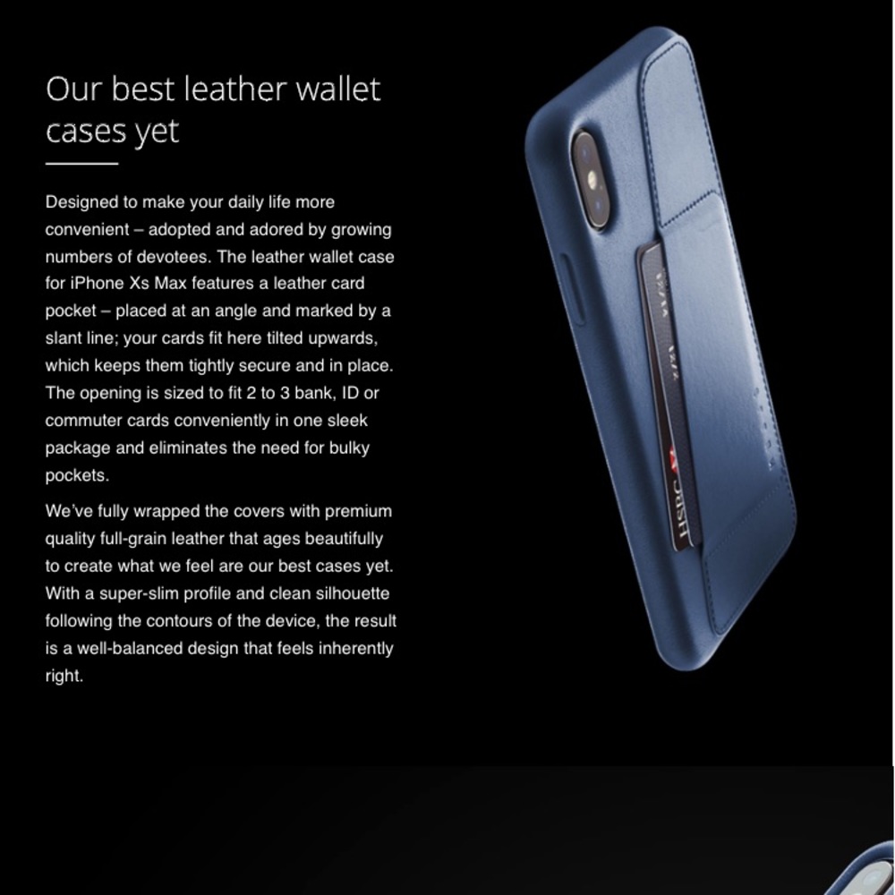 MUJJO Leather Wallet Case for iPhone XS MAX - Picture 4 of 11